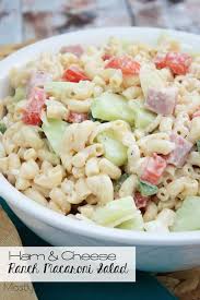 Ham and Cheese Ranch Pasta Salad - Bargains R Ours