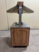 10" PLATE DISPENSER KIOSK/STAND W/ HEAT LAMP AND SNEEZE GUARD ON CASTERS - Bargains R Ours - #collection_name#