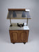 10" PLATE DISPENSER KIOSK/STAND W/ HEAT LAMP AND SNEEZE GUARD ON CASTERS - Bargains R Ours - #collection_name#