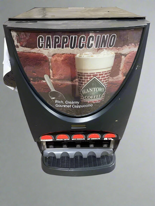 5 FLAVOR CAPPUCCINO, HOT CHOCOLATE, COFFEE DISPENSING MACHINE - Bargains R Ours - #collection_name#