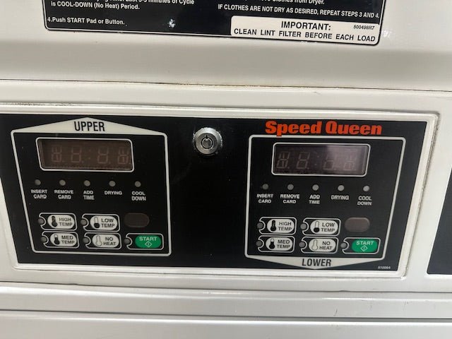 "ALLIANCE LAUNDRY SYSTEM" DOUBLE STACKED GAS DRYER - Bargains R Ours - #collection_name#