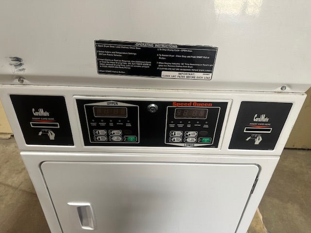 "ALLIANCE LAUNDRY SYSTEM" DOUBLE STACKED GAS DRYER - Bargains R Ours - #collection_name#