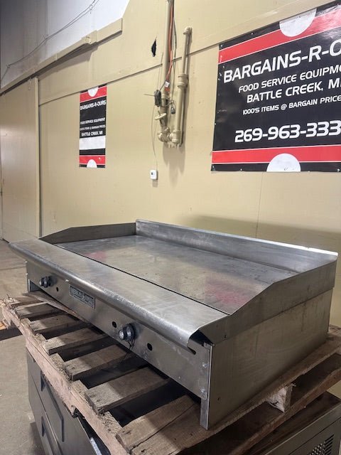 "AMERICAN RANGE" NATURAL GAS 48 IN WIDE GRIDDLE - Bargains R Ours - #collection_name#