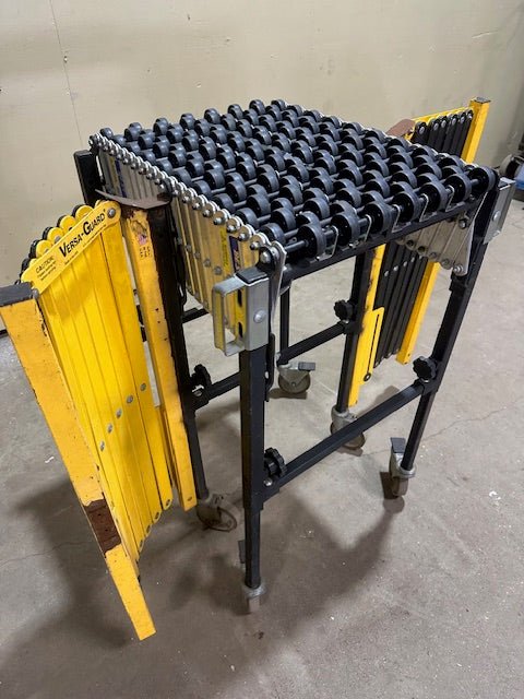 BEST FLEX FLEXIBLE PORTABLE EXPANDABLE GO ANYWHERE CONVEYOR FOR LOADING AND UNLOADING TRUCKS ON MOUNTING PRODUCTS ON ADJUSTABLE HIGH 6 LEGS - Bargains R Ours - #collection_name#