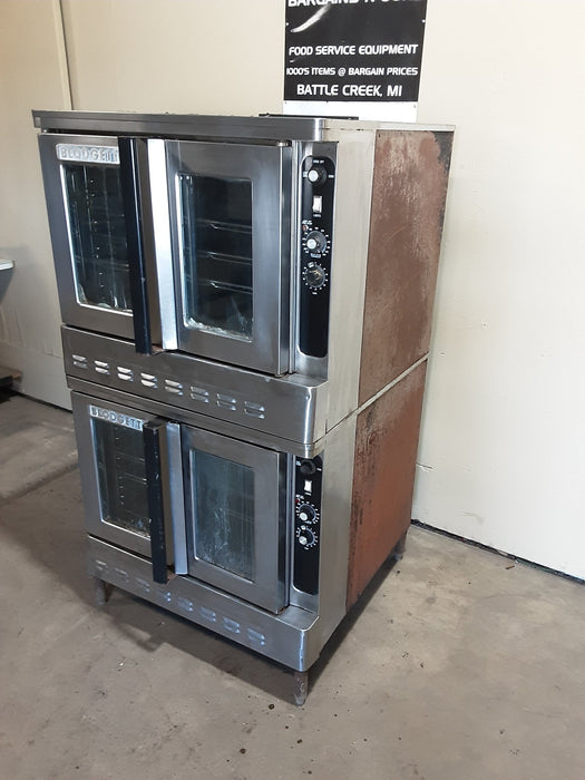 "BLODGETT" H - DUTY COMMERCIAL DOUBLE STACK NATURAL GAS CONVECTION OVEN - Bargains R Ours - #collection_name#