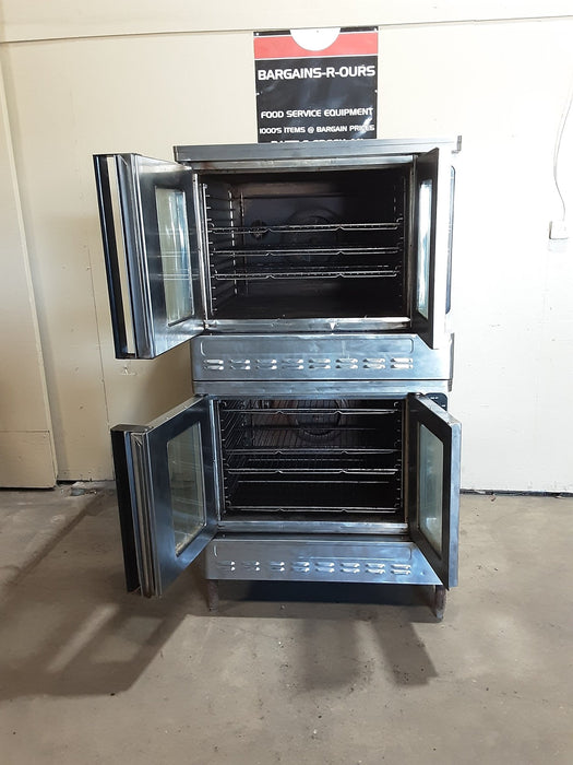 "BLODGETT" H - DUTY COMMERCIAL DOUBLE STACK NATURAL GAS CONVECTION OVEN - Bargains R Ours - #collection_name#