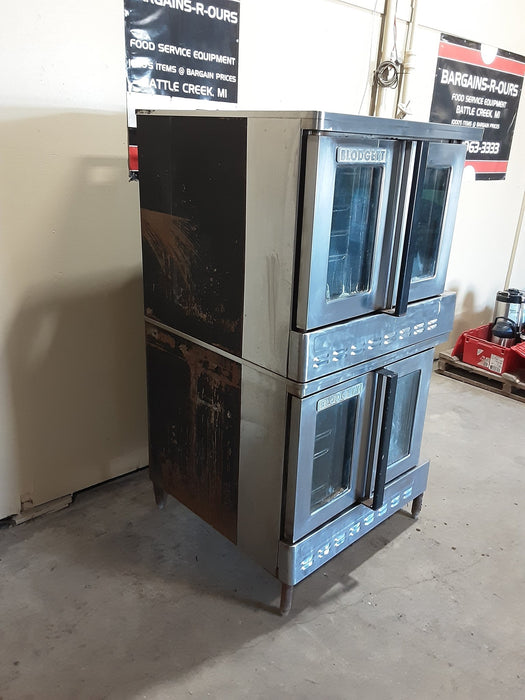 "BLODGETT" H - DUTY COMMERCIAL DOUBLE STACK NATURAL GAS CONVECTION OVEN - Bargains R Ours - #collection_name#