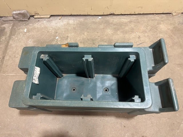 CAMBRO INSULATED HOT /COLD BEVERAGE HOLDER CARRIER CADDY ART ON CASTERS - NO COVER - Bargains R Ours - #collection_name#