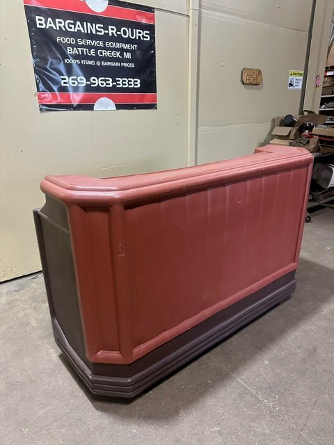 CAMBRO PORTABLE BAR W/ REMOVABLE SPEED RAIL ICE BIN 8 SLOT SHELVING COMPARTMENTS - Bargains R Ours - #collection_name#