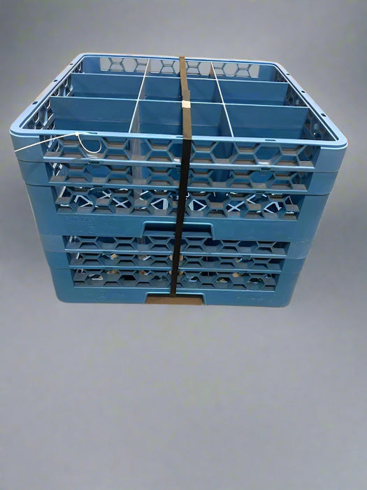 "CARLISLE" LOT OF 2 BLUE GLASS WASHING RACK - Bargains R Ours - #collection_name#