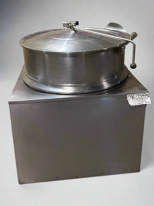 CLEVELAND RANGE STAINLESS STEEL DIRECT STEAM 60 GALLON CAPACITY POWER TILT AUTO LIFT SKILLET STEAM JACKETED KETTLE ON LEGS - Bargains R Ours - #collection_name#