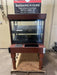 COLUMBUS MAPLE STAINED WOOD FINISHED INTERIOR LIGHTED FULLY ENCLOSED DOUBLE SIDED PAS THROUGH, DRY DISPLAY CASE - Bargains R Ours - #collection_name#