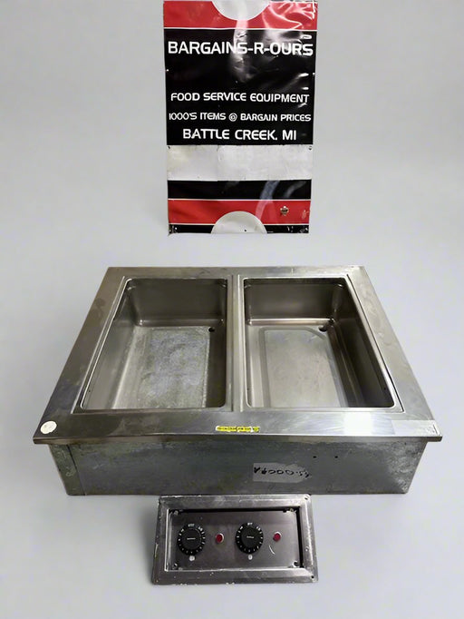 "DELFIELD" DROP - IN INSERT HOT FOOD WARMER/STEAMER TWO WELLS - Bargains R Ours - #collection_name#