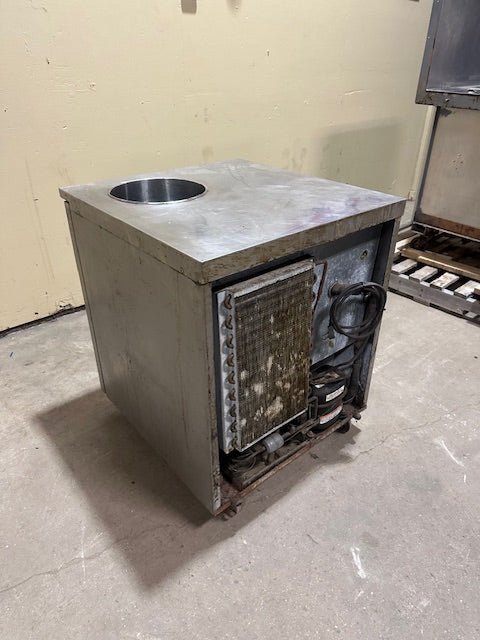 DELFIELD STAINLESS STEEL 1 DOOR COOLER WITH CORN DOG POT HOLE - Bargains R Ours - #collection_name#