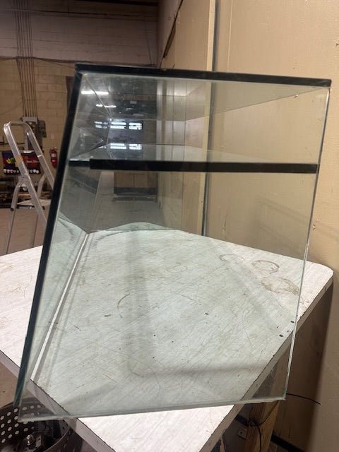 "DISPLAY CASE GLASS/SNEEZE GUARD WITH SHELF - Bargains R Ours - #collection_name#