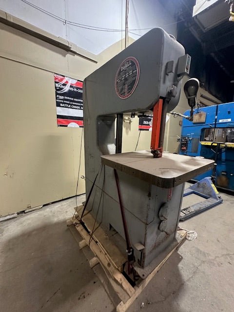 DOALL VERTICAL BAND SAW MODEL 3012 - U 24 X 24 TABLE - Bargains R Ours - #collection_name#