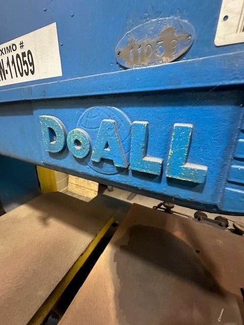 DOALL VERTICAL CONTOUR BAND SAW, (STEEL WORKING MACHINERY) MODEL DVW - 15 - Bargains R Ours - #collection_name#