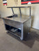 "DUKE" 48"W KITCHEN LINE FRY WORK TOP TABLE STATION WITH TOP GUARD GLASS - Bargains R Ours - #collection_name#