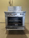 "GARLAND" 6 BURNERS STOVE RANGE WITH OVEN AND BACK SPLASH GUARDS(NATURAL GAS) - Bargains R Ours - #collection_name#