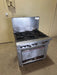 "GARLAND" 6 BURNERS STOVE RANGE WITH OVEN AND BACK SPLASH GUARDS(NATURAL GAS) - Bargains R Ours - #collection_name#