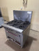 "GARLAND" 6 BURNERS STOVE RANGE WITH OVEN AND BACK SPLASH GUARDS(NATURAL GAS) - Bargains R Ours - #collection_name#