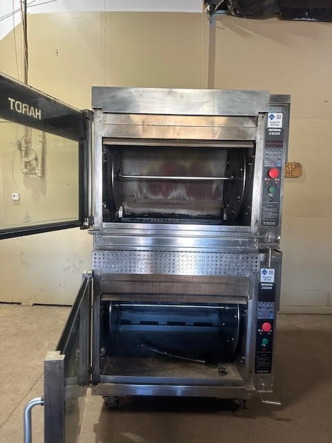 HARDT HEAVY DUTY STAINLESS STEEL DUAL ROTISSERIE OVEN ON WHEELS - Bargains R Ours - #collection_name#