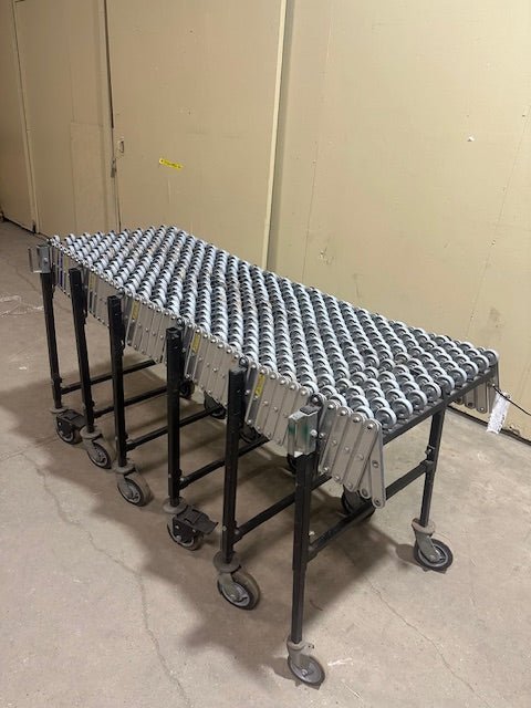 H.D COMMERCIAL INDUSTRIAL PORTABLE MOBILE FLEXIBLE CONVEYOR ROLLER STATION - Bargains R Ours - #collection_name#