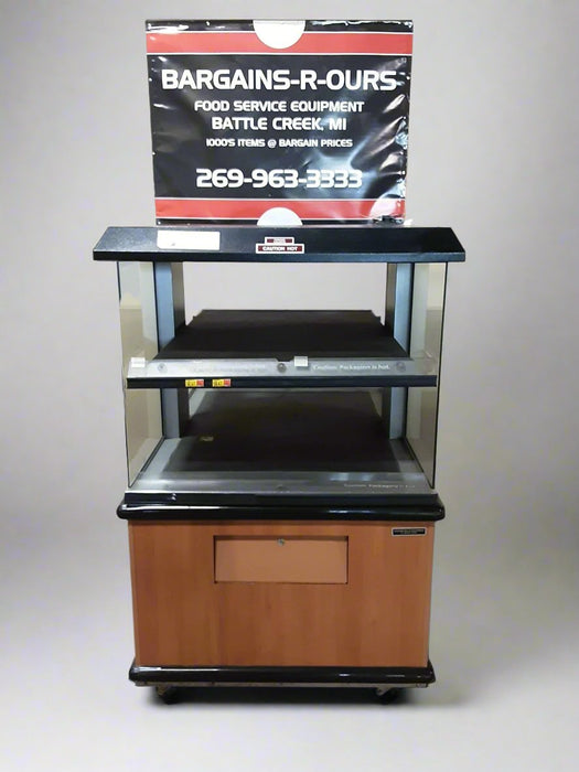 H.D COMMERCIAL LIGHTED / HEATED 2 TIERS HOT FOOD WARMER DISPLAY - Bargains R Ours - #collection_name#