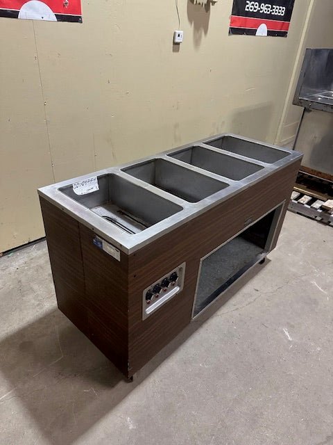 HEATED 4 STEAM HOT WELLS HOT FOOD BAR TABLE - Bargains R Ours - #collection_name#