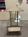 COMMERCIAL LIGHTED DISPLAY TABLE W/TOP DOUBLE SIDED ACRYLIC SNEEZE GUARD BOTTOM STORAGE - Bargains R Ours - #collection_name#