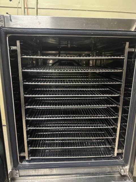 HOBART OVEN WITH 10 RACKS 3 INCH BETWEEN EACH RACK ON STAND WITH LOCKING HANDLE - Bargains R Ours - #collection_name#