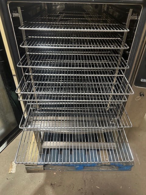 HOBART OVEN WITH 10 RACKS 3 INCH BETWEEN EACH RACK ON STAND WITH LOCKING HANDLE - Bargains R Ours - #collection_name#