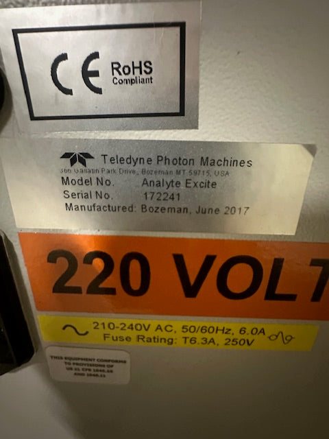 TYLEDYNE PHOTON 2017 EXCIMER LASER ABLATION SYSTEM