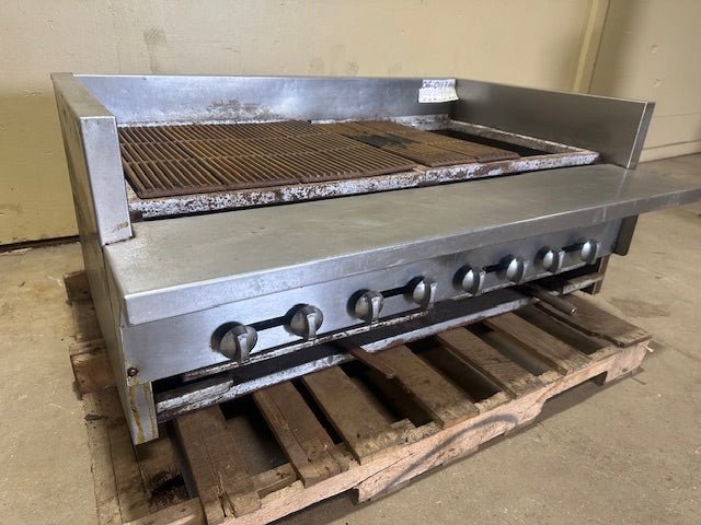 IMPERIAL NATURAL GAS 8 BURNER BUILT IN RADIANT HEAT CHAR BROILER GRILL - Bargains R Ours - #collection_name#