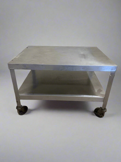 IMPERIAL STAINLESS STEEL EQUIPMENT STAND TABLE ON CASTERS WITH SHELF - Bargains R Ours - #collection_name#