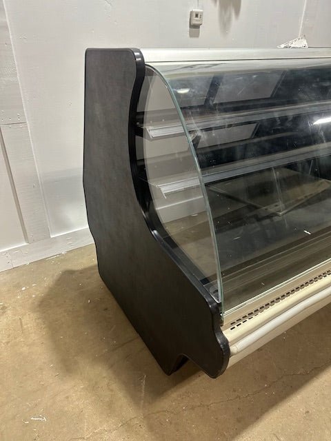 " LIGHTED CURVED GLASS REFRIGERATED BAKERY DISPLAY CASE - Bargains R Ours - #collection_name#