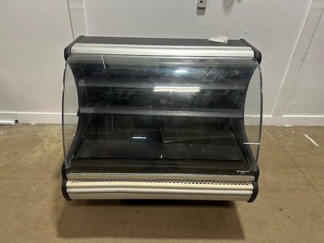 " LIGHTED CURVED GLASS REFRIGERATED BAKERY DISPLAY CASE - Bargains R Ours - #collection_name#