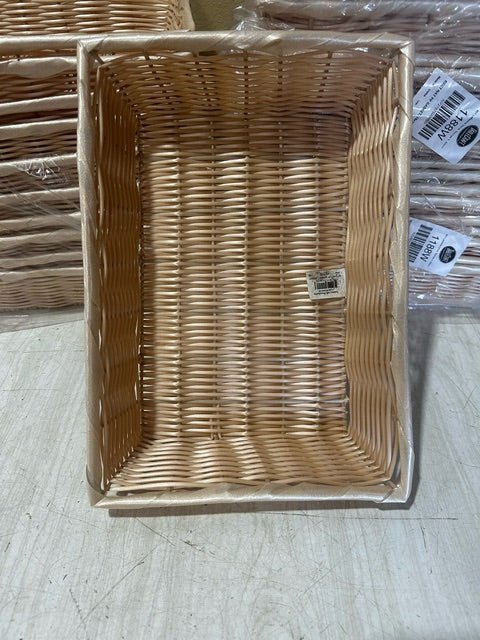 *****LOT OF 12**** TABLE PRODUCT RECT NAT PP BASKET - Bargains R Ours - #collection_name#