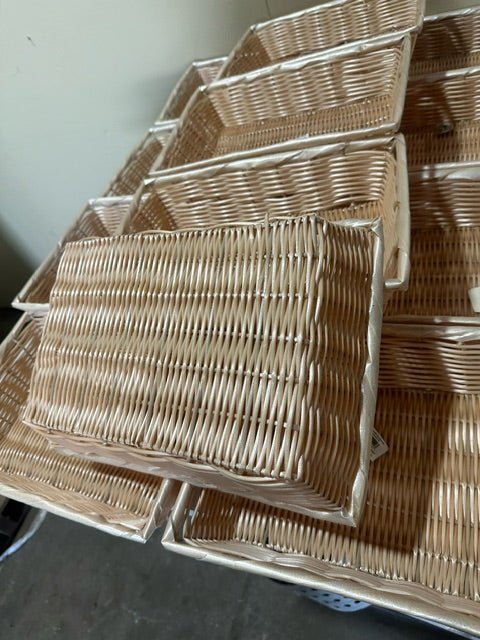 *****LOT OF 12**** TABLE PRODUCT RECT NAT PP BASKET - Bargains R Ours - #collection_name#