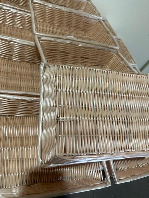 *****LOT OF 12**** TABLE PRODUCT RECT NAT PP BASKET - Bargains R Ours - #collection_name#