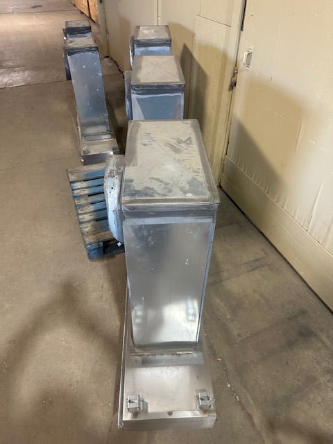 ***LOT OF 2*** CAPTIVEAIRE SYSTEM STAINLESS STEEL DOUBLE AIR DUCT AND TRIPLE AIR DUCT RETURN INTAKE RETURN AIR DUCT FOR HOOD - Bargains R Ours - #collection_name#