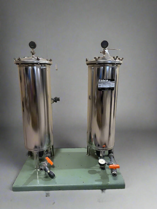 **LOT OF 2** EBBCO HURRICANE VESSELS ON BUILT PLATFORM PACKAGE FILTRATION SYSTEM - Bargains R Ours - #collection_name#