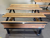 **LOT OF 3** CMS COMMERCIAL HEAVY DUTY WOODEN BAKERY/PRODUCE MERCHANDISING DISPLAY RACK ON CASTERS - Bargains R Ours - #collection_name#