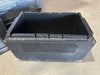 **LOT OF 30** POLY FOAM HEAVY DUTY BLACK STAND ALONE E - COMMERCE DELIVERY TOTE AND LID 14" X 24" X 14" - Bargains R Ours - #collection_name#