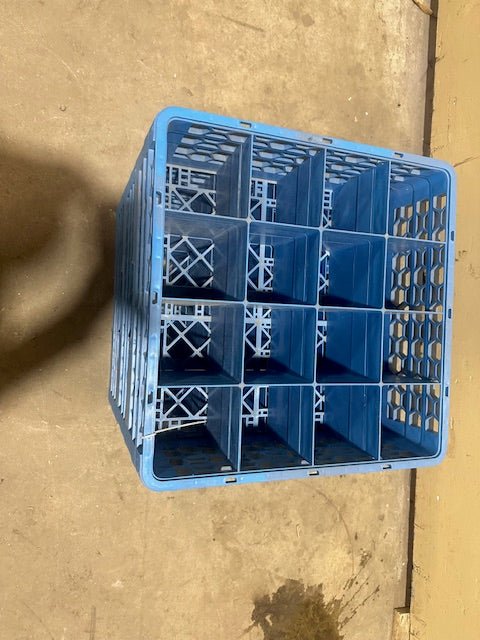 "LOT OF 3"CARLISLE BLUE GLASS WASHING RACK - Bargains R Ours - #collection_name#