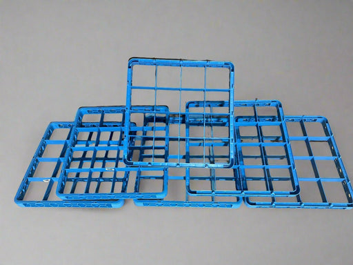 **LOT OF 6** CARLISLE BLUE EXTENDER 16 COMPARTMENT DISH RACK EXTENDERS - Bargains R Ours - #collection_name#