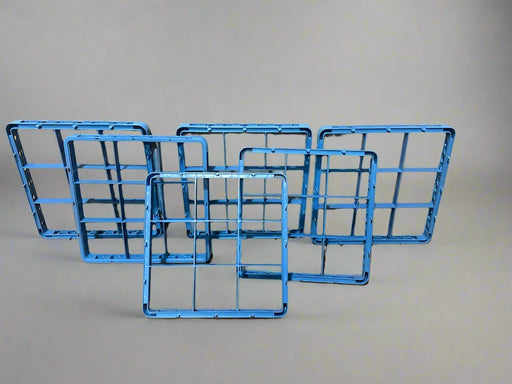 **LOT OF 6** CARLISLE BLUE EXTENDER 9 COMPARTMENT DISH RACK EXTENDERS - Bargains R Ours - #collection_name#