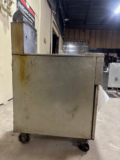 ***MECHANIC SPECIAL*** FRYMASTER HEAVY DUTY COMMERCIAL NATURAL GAS FRYER WITH DIGITAL READ OUT - UNCLEANED - Bargains R Ours - #collection_name#