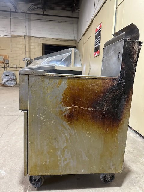 ***MECHANIC SPECIAL*** FRYMASTER HEAVY DUTY COMMERCIAL NATURAL GAS FRYER WITH DIGITAL READ OUT - UNCLEANED - Bargains R Ours - #collection_name#