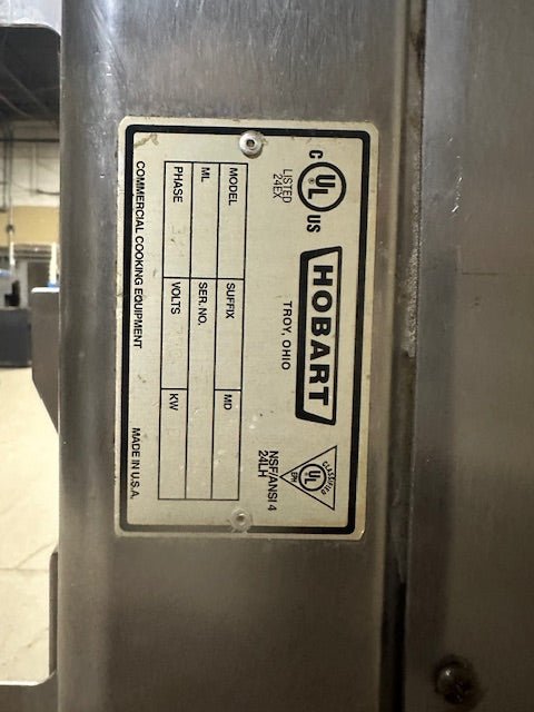 ***MECHANIC SPECIAL*** HOBART SELF CLEANING ROTISSERIE OVEN WITH UNDER CABINET STORAGE ON CASTERS - Bargains R Ours - #collection_name#